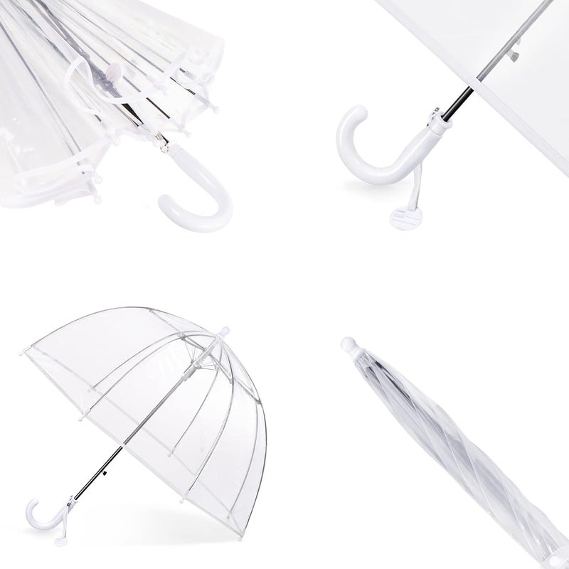 RONIARE Kids Clear Bubble Umbrellas for Rain Dome Windproof Umbrella for Kid Girls and Boys - Image 4